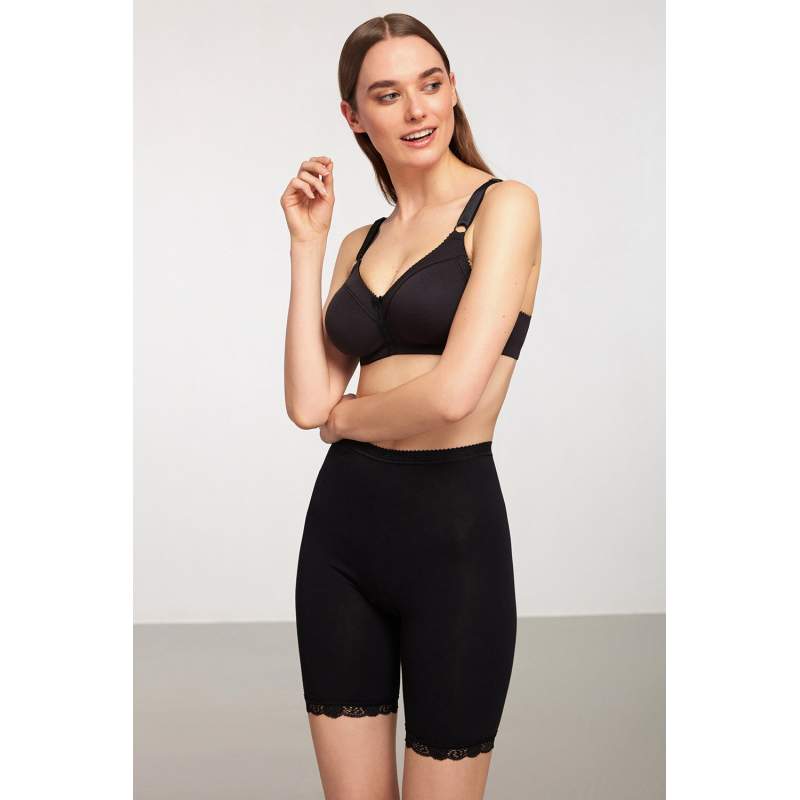 Basic Lace Detailed Paillette Pant