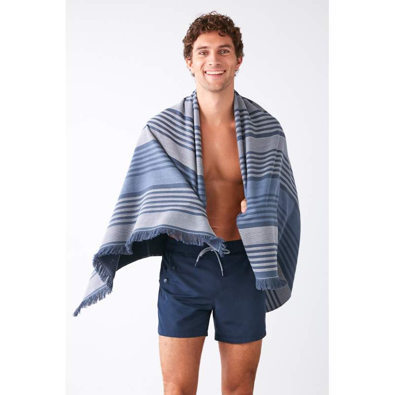 Neria Ç Striped Beach Towel