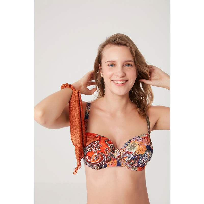 Talian Shiny Lurex Fabric Long Buckle Talian Shiny Lurex Fabric Long Buckle