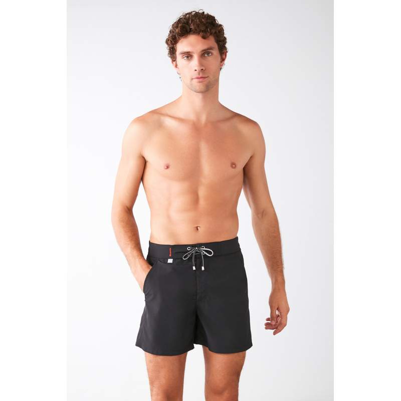 Classy Back Pocket Detailed Marine Shorts Classy Back Pocket Detailed Marine Shorts