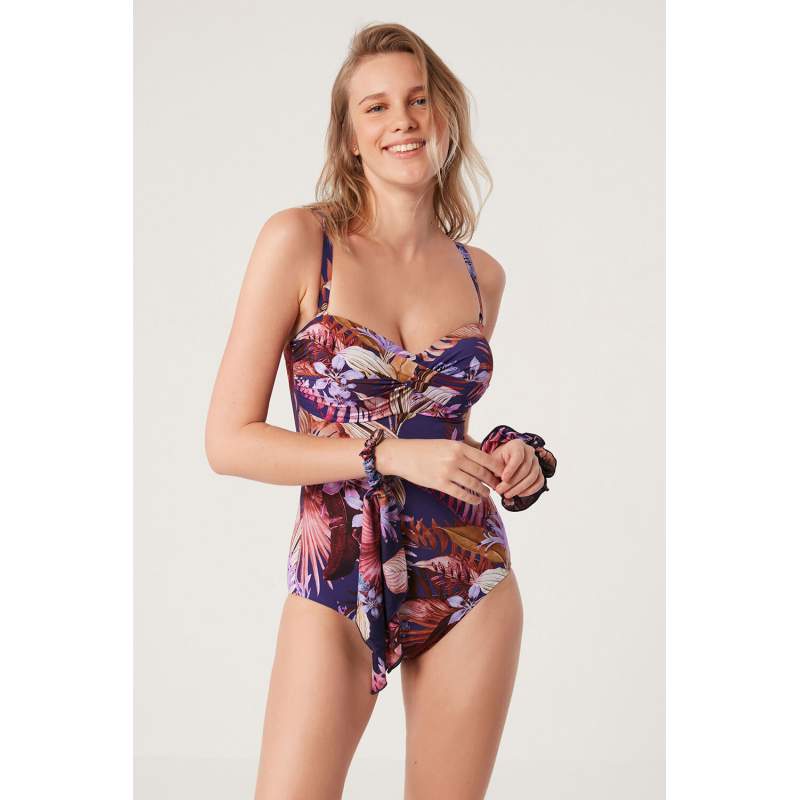 Memuna Colorful Patterned Long Buckle