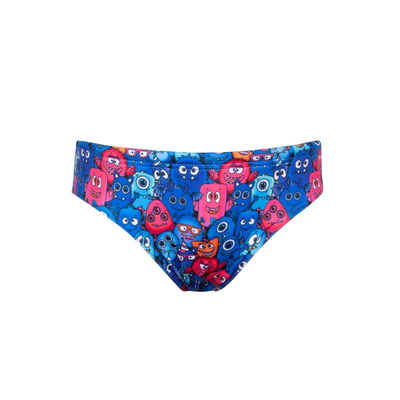 Flash Monster Pattern Slip Swimsuit Flash Monster Pattern Slip Swimsuit