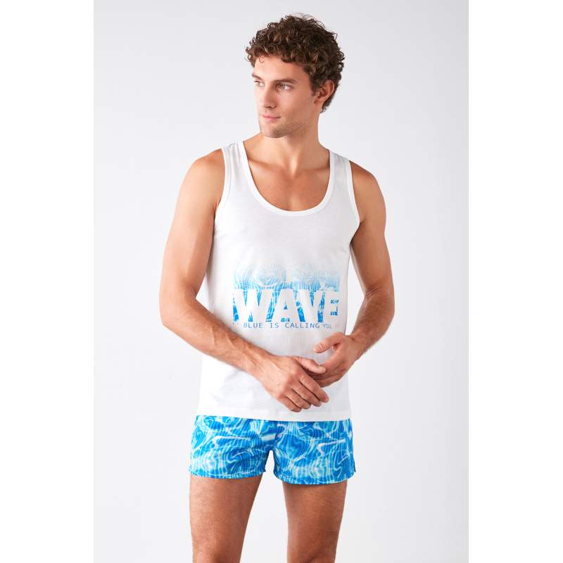 Glam Önü Printed Singlet Glam Önü Printed Singlet