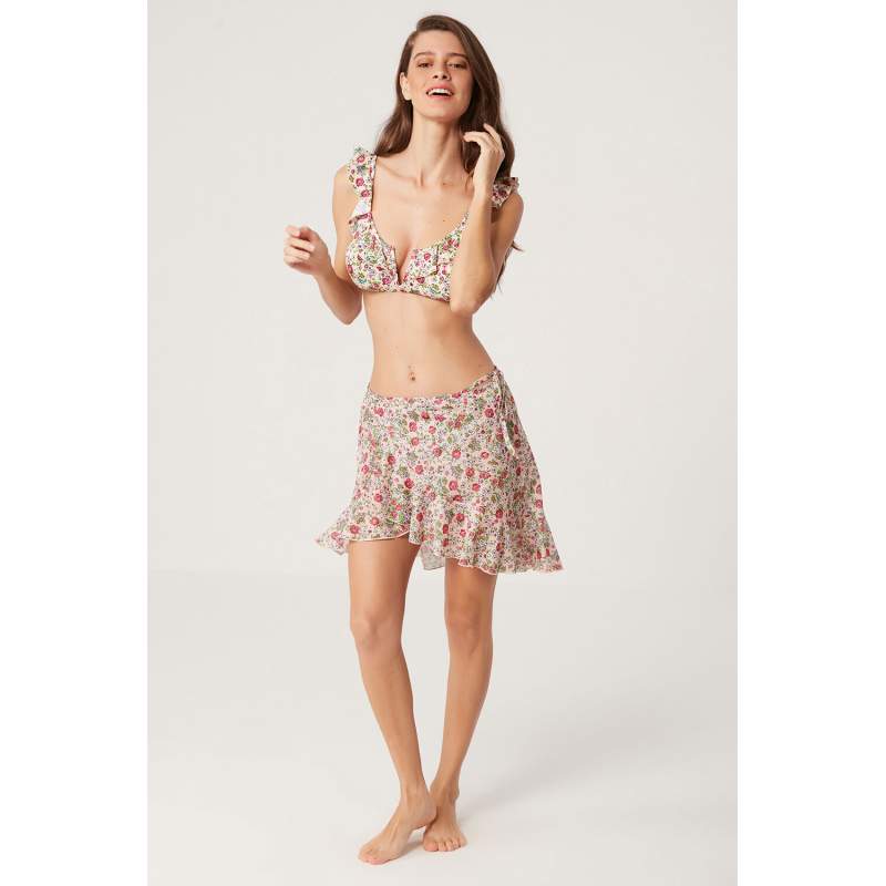 Gadiel Sequin Patterned Tie Pareo Gadiel Sequin Patterned Tie Pareo