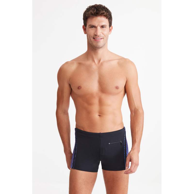 Ansel KüçüK Pattern Zippered Lyc Shorts