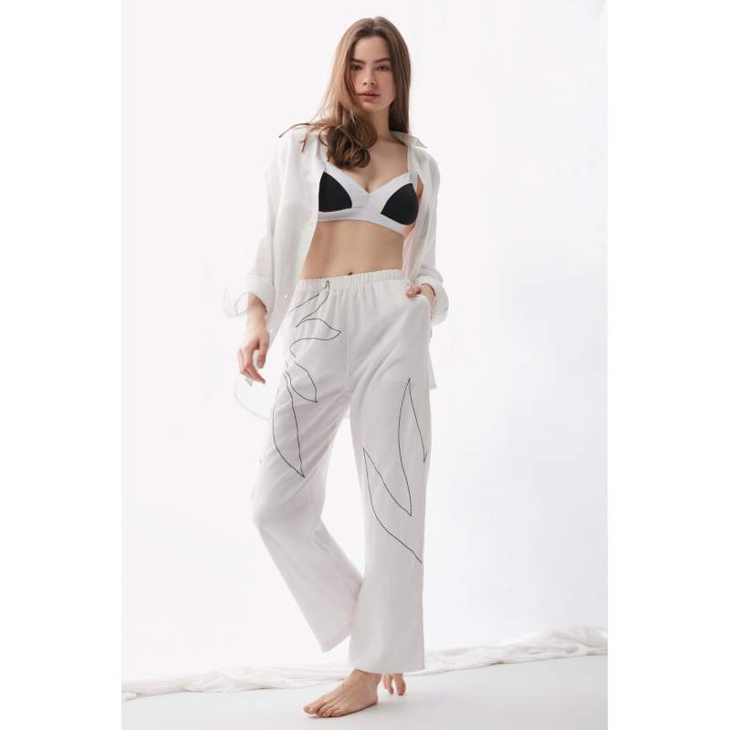 Puni Den Color Embroidered Trousers