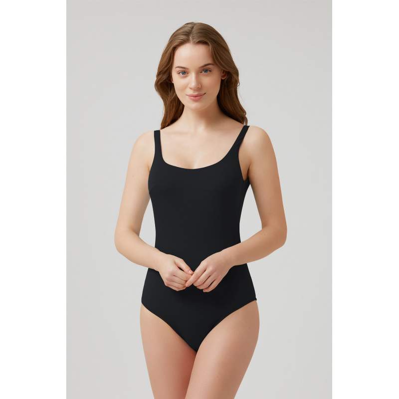 Jaret Straight Back Open Back Swimsuit Jaret Straight Back Open Back Swimsuit