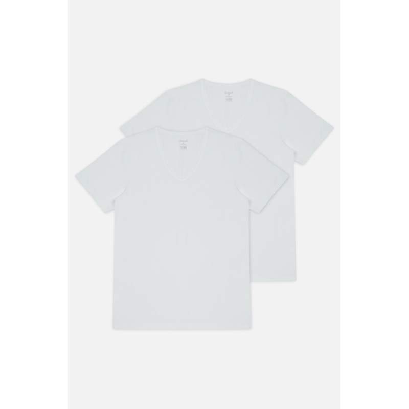 Enrico V-Neck Cotton 2-pack Men's Tshirt Enrico V-Neck Cotton 2-pack Men's Tshirt