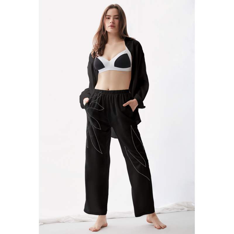 Puni Den Color Embroidered Trousers