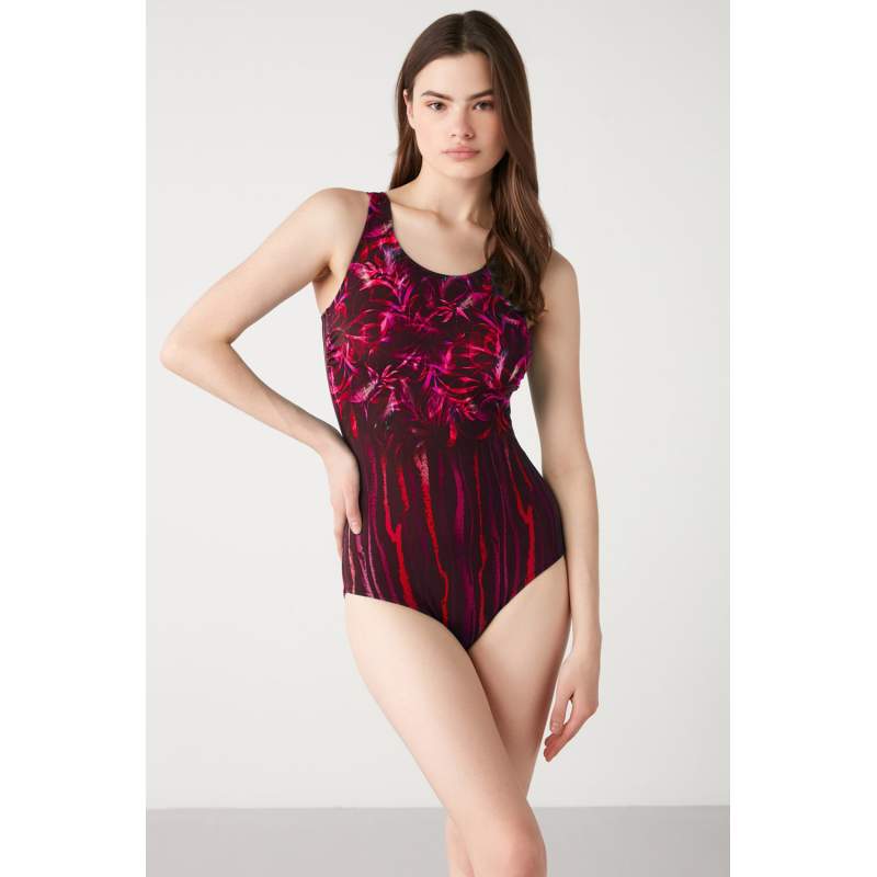 Valgu Leaf Patterned Prosthetic Swimsuit