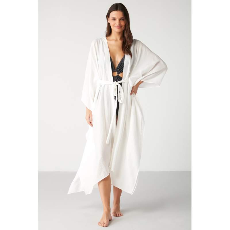 Berry Blue Tie Long Dress