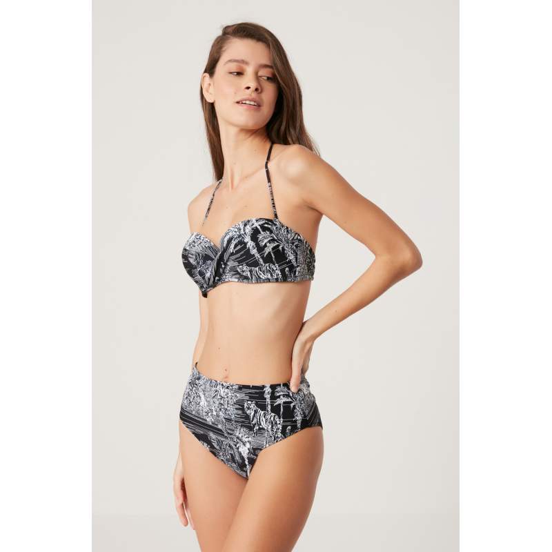 Hileda Patterned High Waist Bikini Hileda Patterned High Waist Bikini