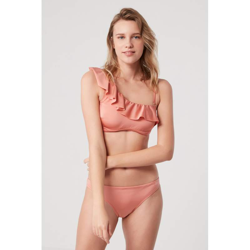 Anael Flounce One Shoulder Bikini