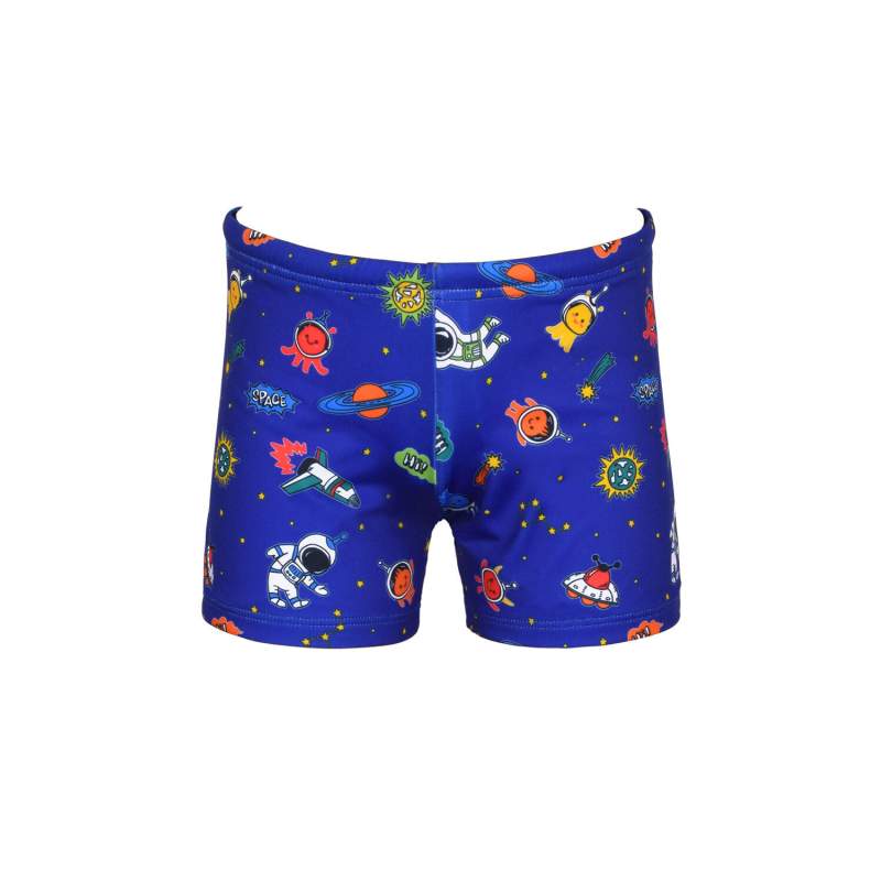 Alien Space Pattern Boys Shorts Swimwear
