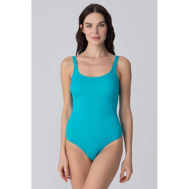 Jabo Straight Color Back Open Back Swimsuit Jabo Straight Color Back Open Back Swimsuit