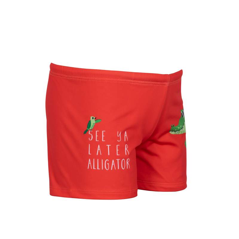 Alligator Printed Kids Shorts Swimsuit