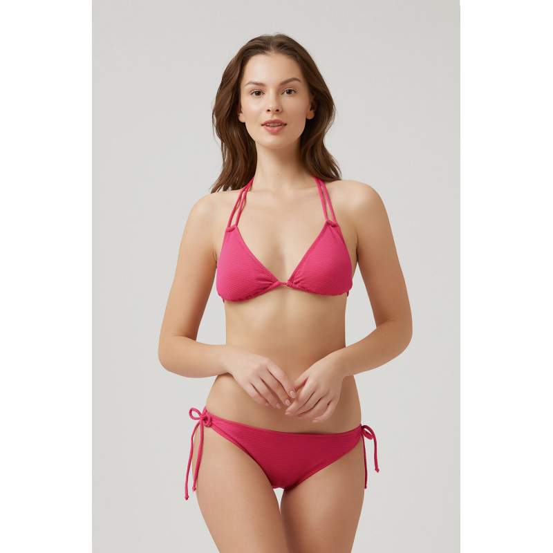 Fabio Drawstring Textured Üçgen Bikini Fabio Drawstring Textured Üçgen Bikini
