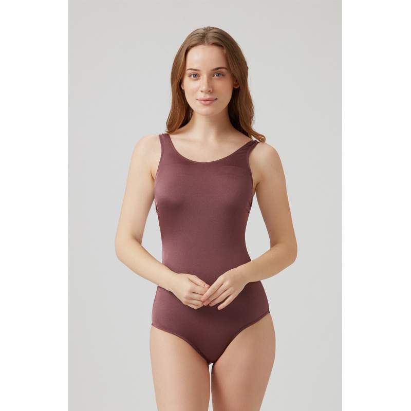 Mastectomy Straight Color Fixing Swimsuit