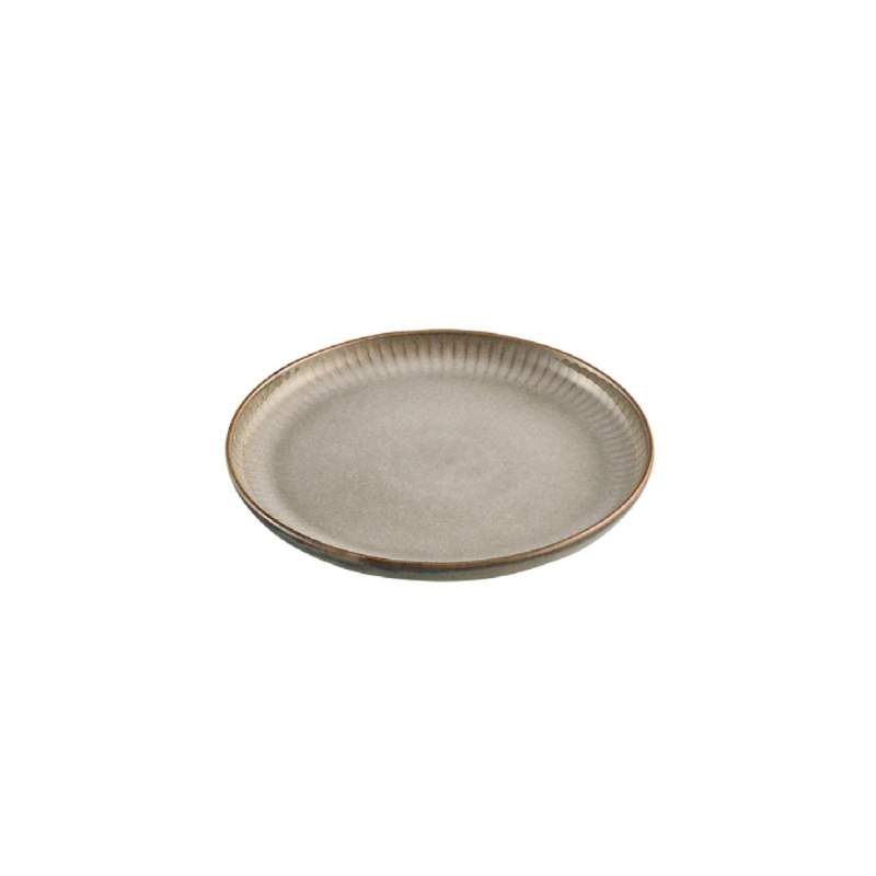 Jumbo Efes Gray Flat Plate 17 cm