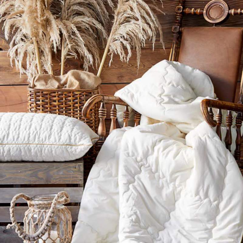 Karaca Home Single Wool Quilt - 1 Piece Wool Pillow With Gift Karaca Home Single Wool Quilt - 1 Piece Wool Pillow With Gift