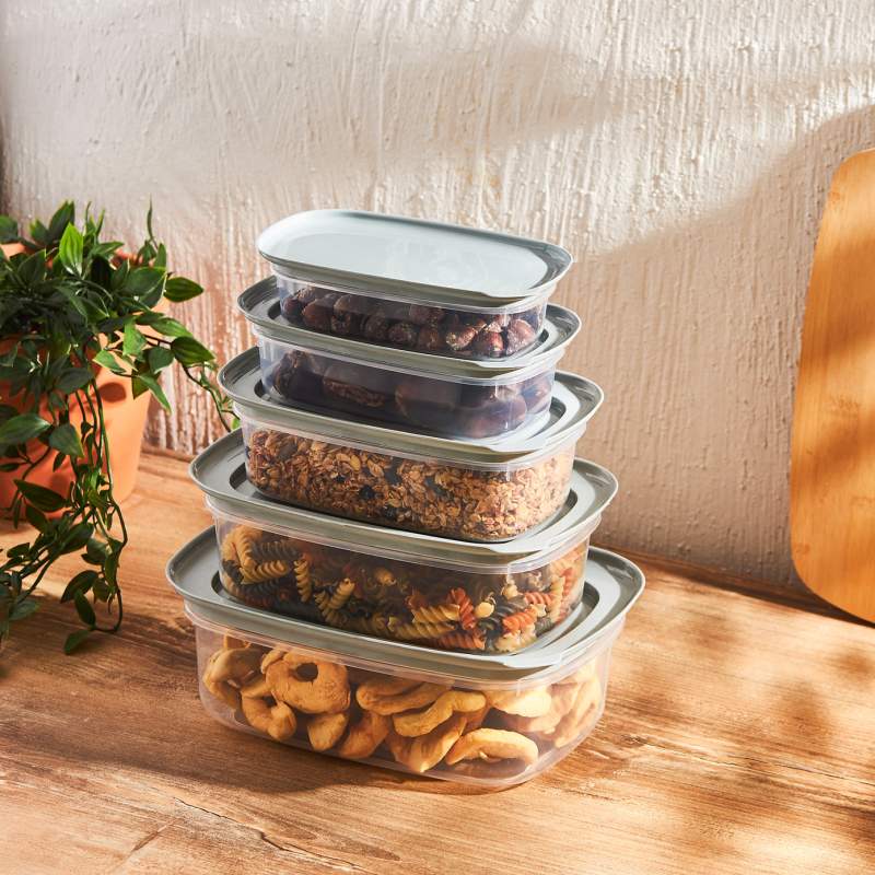 Emsan Kita Green 5 Pcs Storage Container