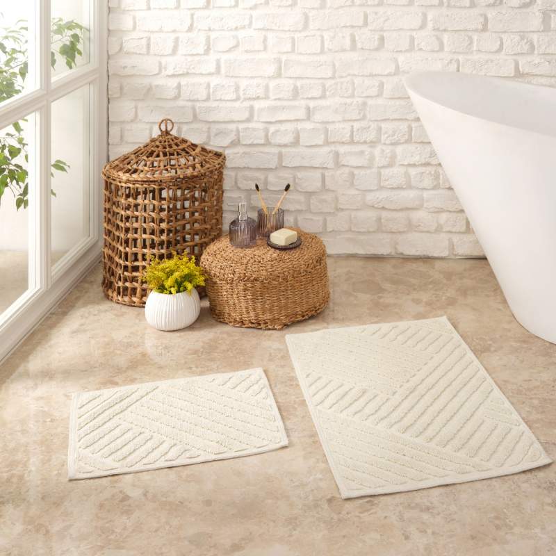 Karaca Home Kelly Line Cream Mop Set Karaca Home Kelly Line Cream Mop Set