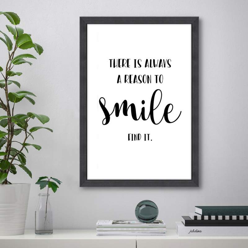 Karaca Home Smile Frame View Painting Karaca Home Smile Frame View Painting