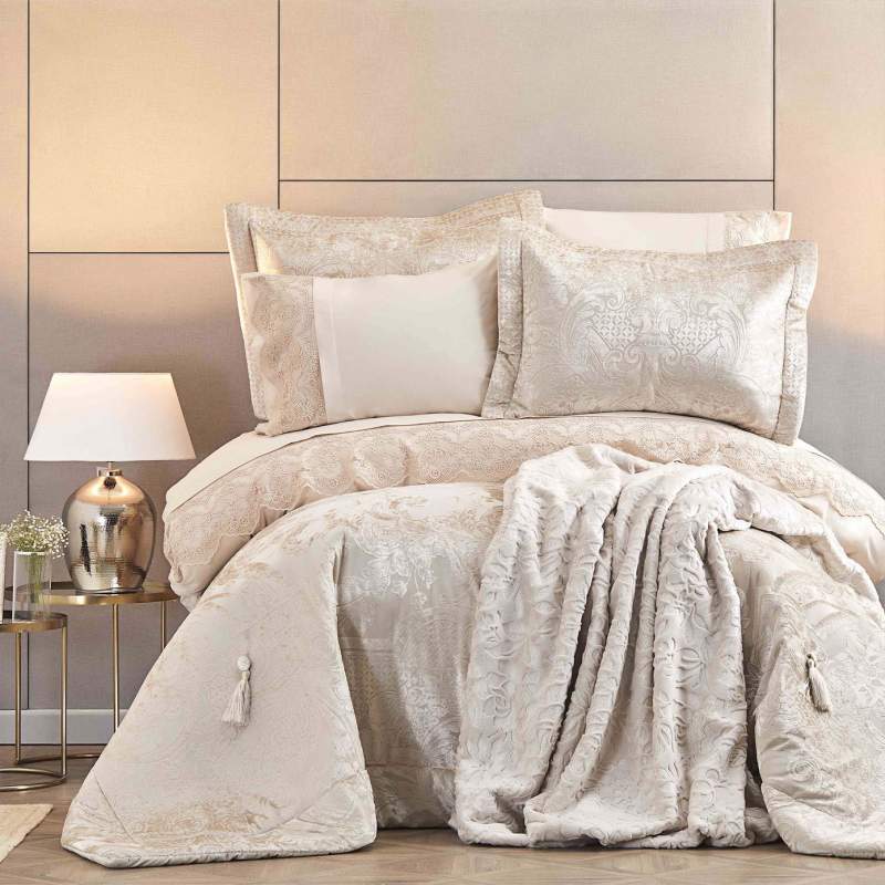 Karaca Home Valeria Best Gold 8 Piece Dowery Set Karaca Home Valeria Best Gold 8 Piece Dowery Set