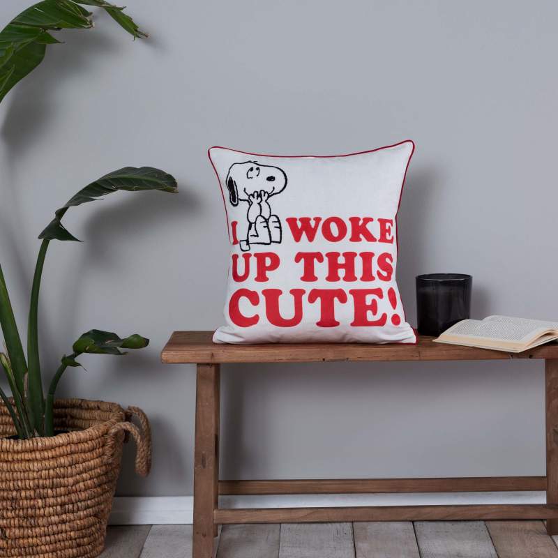 Peanuts by Karaca Home Cute Decorative Pillow 45x45 cm