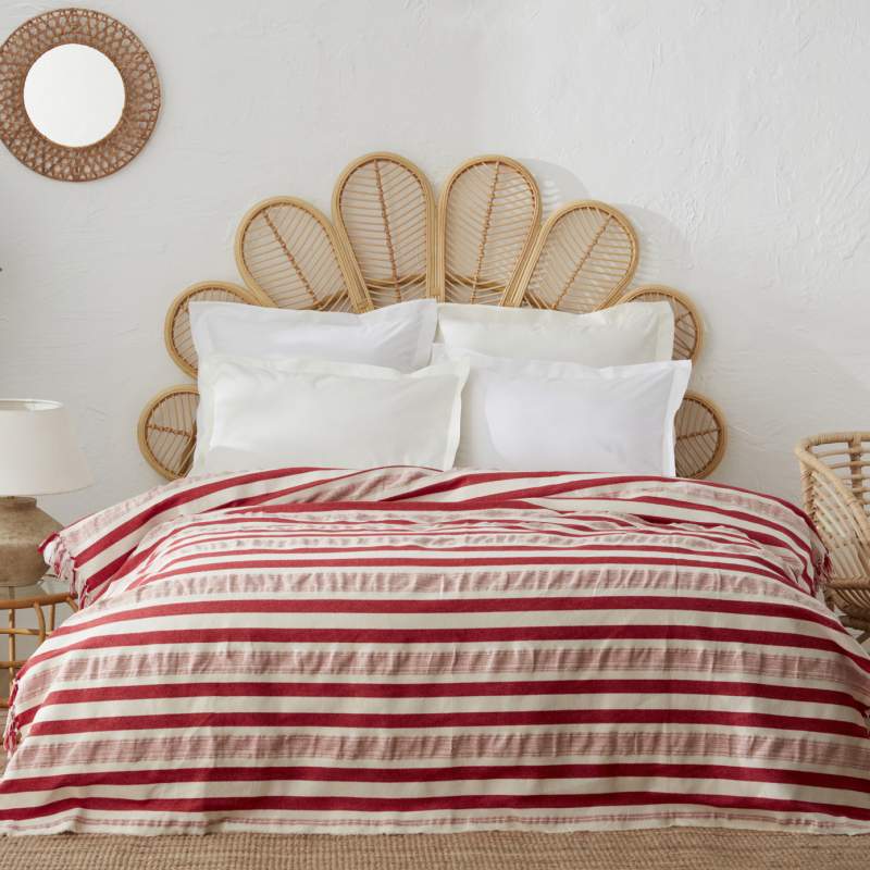 Karaca Home Roller Double Bedspread Coral