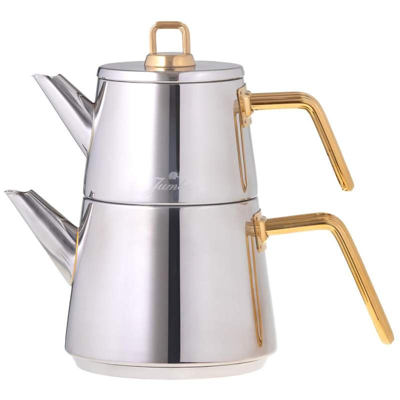 Jumbo Doha Titanium Teapot Gold