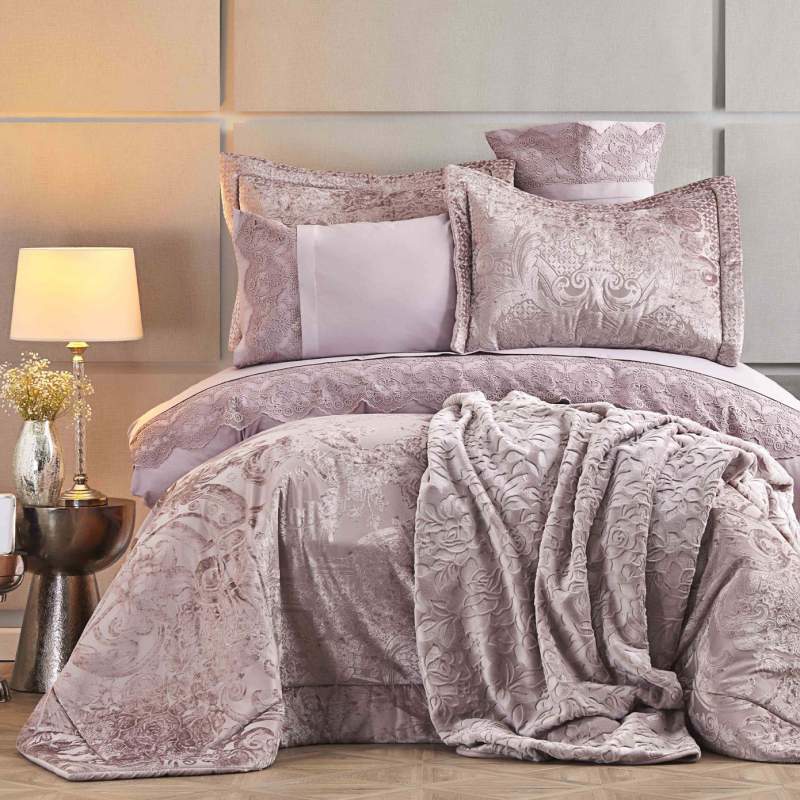 Karaca Home Valeria Best Dried Rose 8 Piece Dowery Set Karaca Home Valeria Best Dried Rose 8 Piece Dowery Set