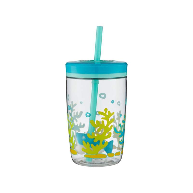 Contigo Floating Straw Tumblr Shark Water Flask 470 ml