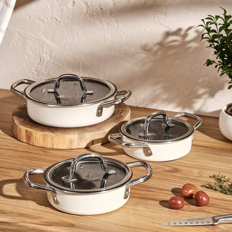 Emsan Master Class 6 Piece Sahan Set White