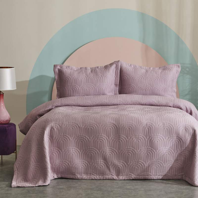 Karaca Home Midnight Double Bedspread Lilac