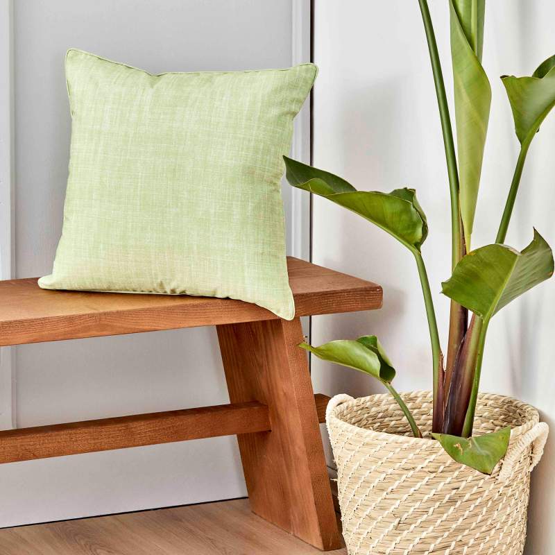 Karaca Home Lela Green Plain Filled Pillow 45x45 cm Karaca Home Lela Green Plain Filled Pillow 45x45 cm