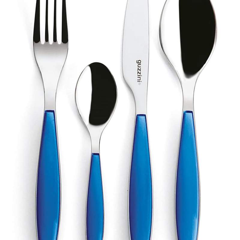 Guzzini Feeling 24 Piece Cutlery Set Blue