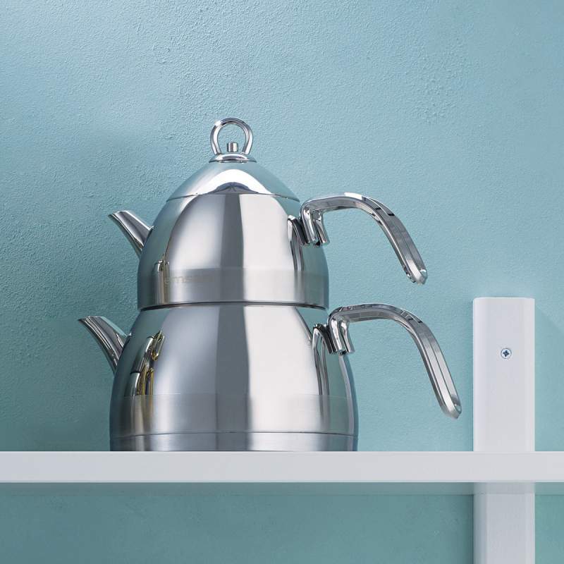 Emsan Aragon Maxi Induction Base Stainless Steel Teapot