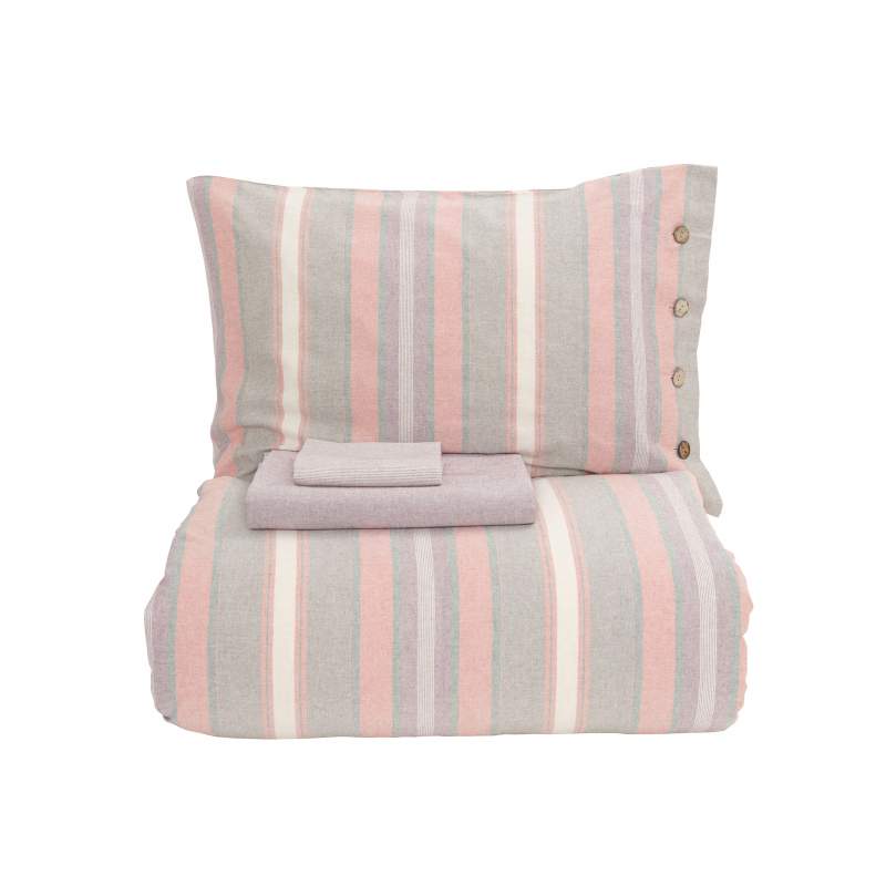 Karaca Home Arlo Terracotta Single Yarn Dyed Duvet Cover Set Karaca Home Arlo Terracotta Single Yarn Dyed Duvet Cover Set