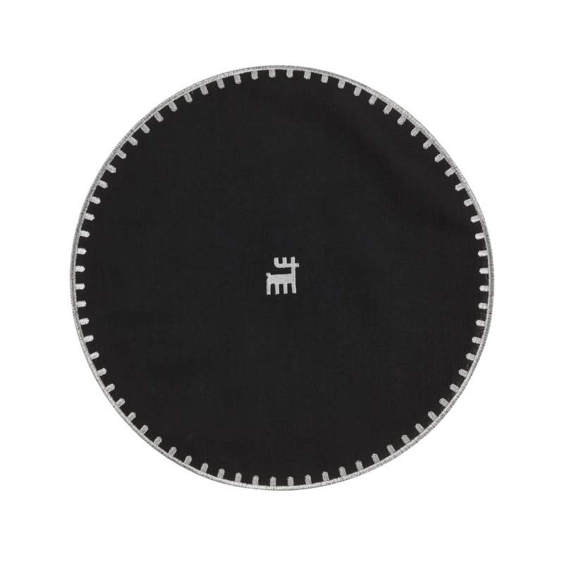 Karaca Home 50th Anniversary Placemat Black Silver