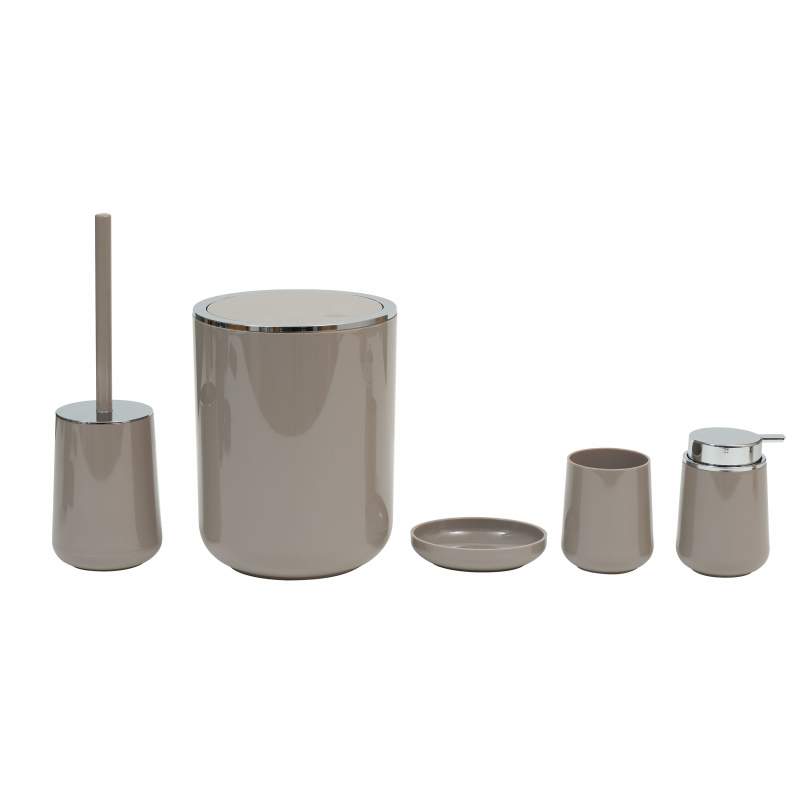 Karaca Home Pretti 5 Pcs Bathroom Set Beige