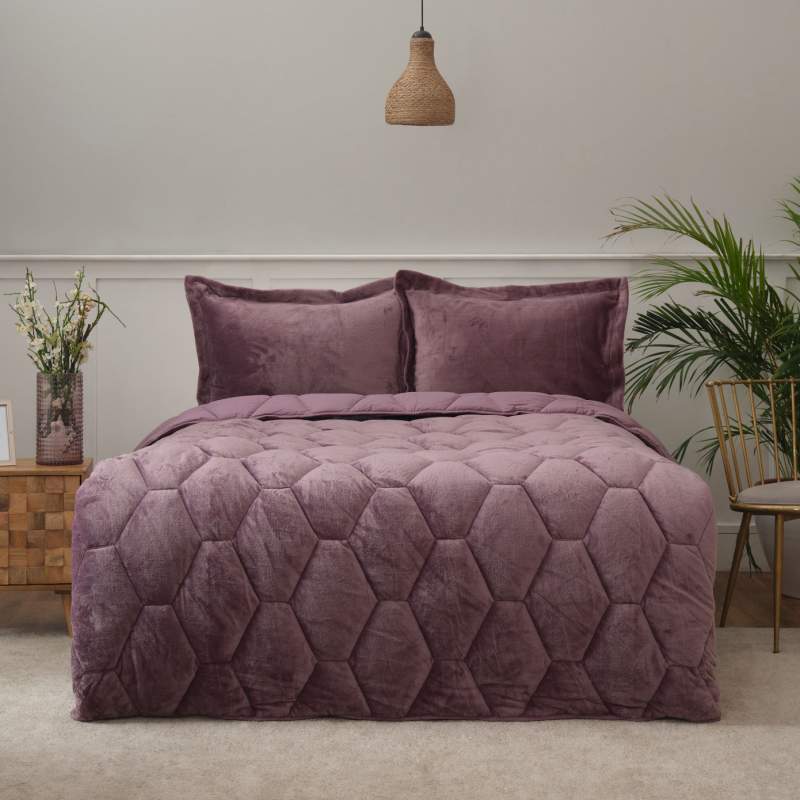 Sarah Anderson Aron Lilac Double Welsoft Sleeping Set