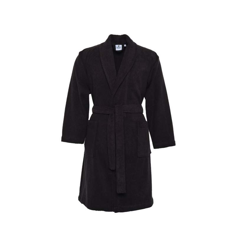 Karaca Home İstanbul Black Regular 100% Cotton Bathrobe S/M Karaca Home İstanbul Black Regular 100% Cotton Bathrobe S/M