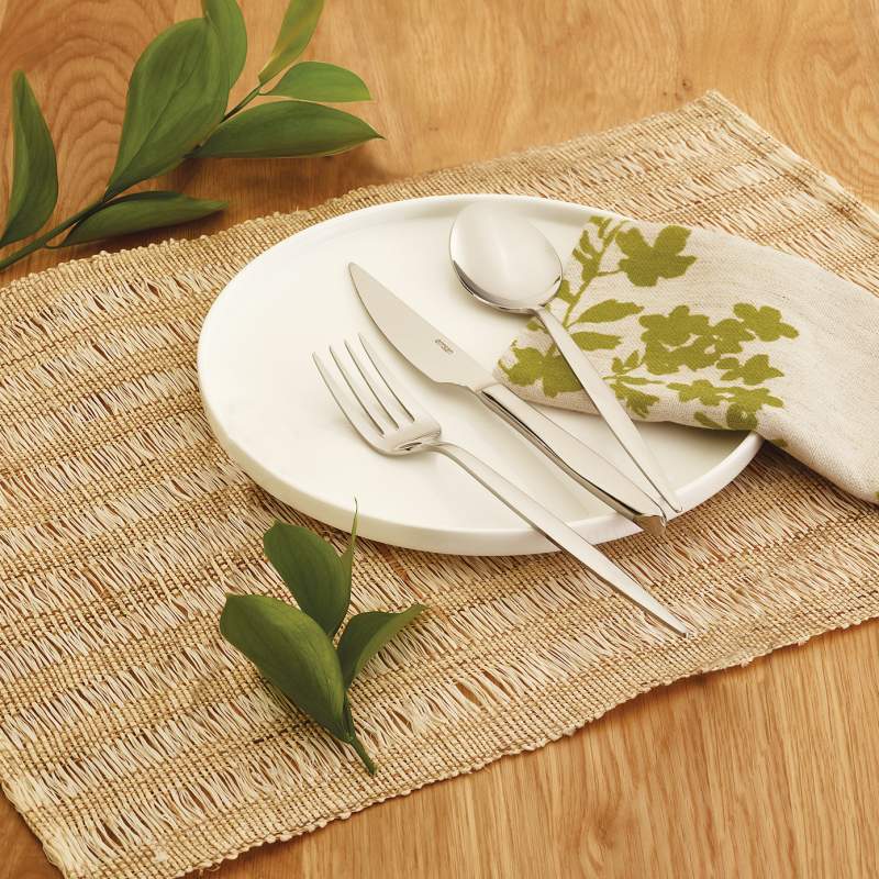 Emsan Moonlight Plain 18 Pieces 6 Person Cutlery Set
