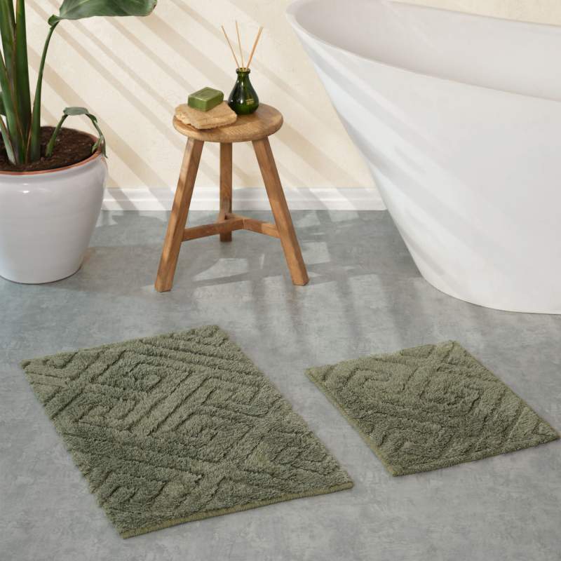 Karaca Home Elite Khaki Mat Set 50x80 cm 50x40 cm