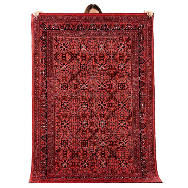 Cashmere Carpet Decorative Art Turkmen Bukhara 160x230 cm