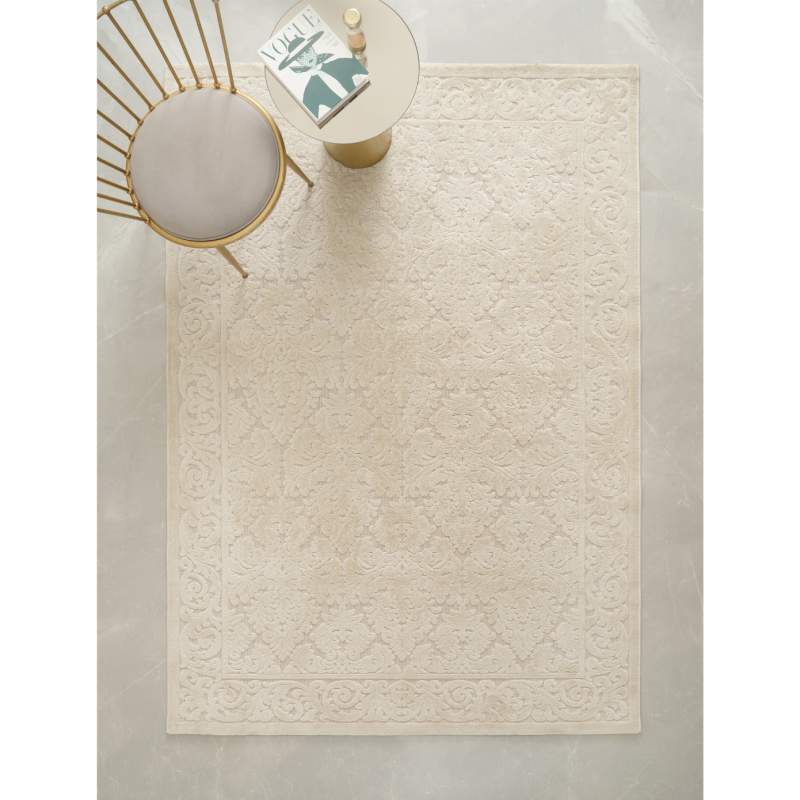 Cashmere Carpet 7/24 Queen Victoria White 160x230 cm