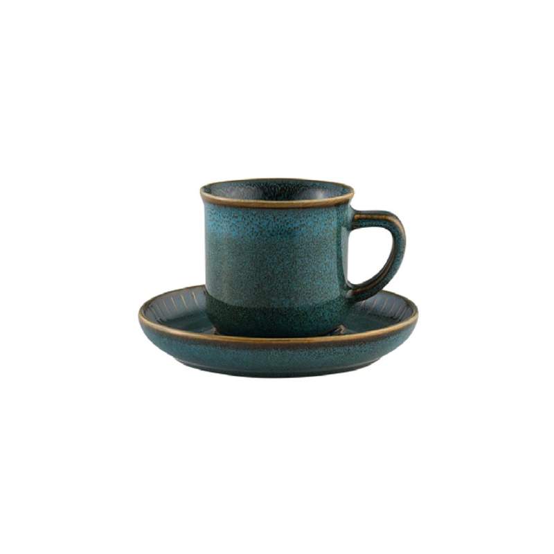 Jumbo Efes 3 Oz Turquoise Coffee Saucer
