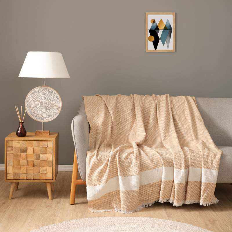 Karaca Home Wilma Beige Sofa Cover 170x210 cm