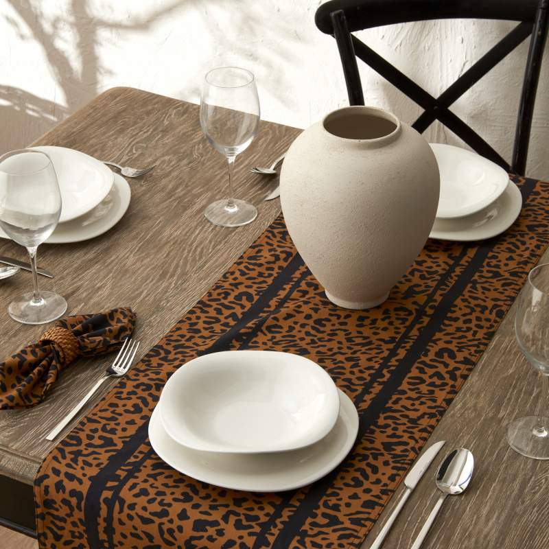Karaca Home Leopard Patterned Runner 140x200 cm